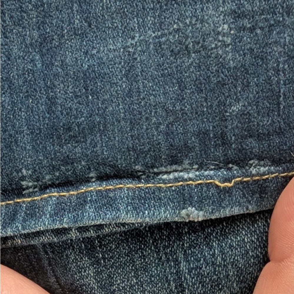 True Religion Bobby Blue Boot Cut with Orange Stitching Jeans - Size 28 - Picture 9 of 15